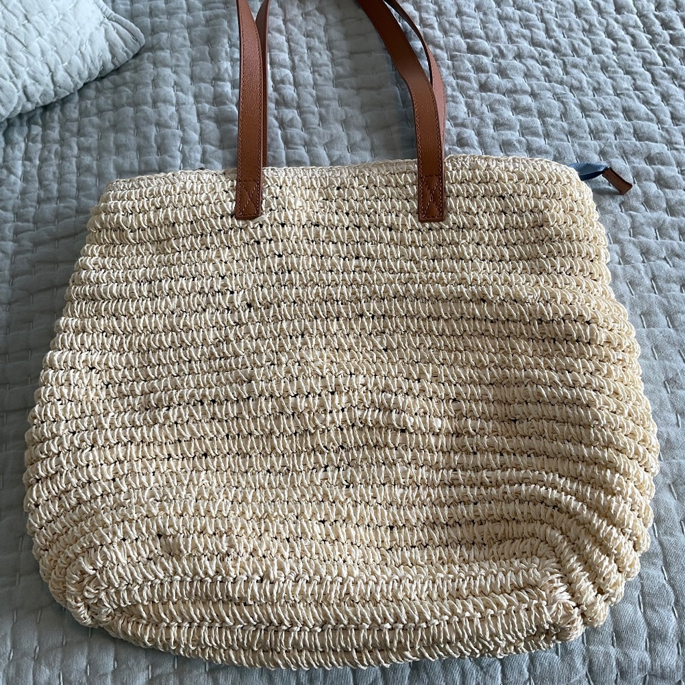 Talbots Straw tote bag